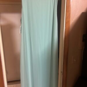 Mint green dress